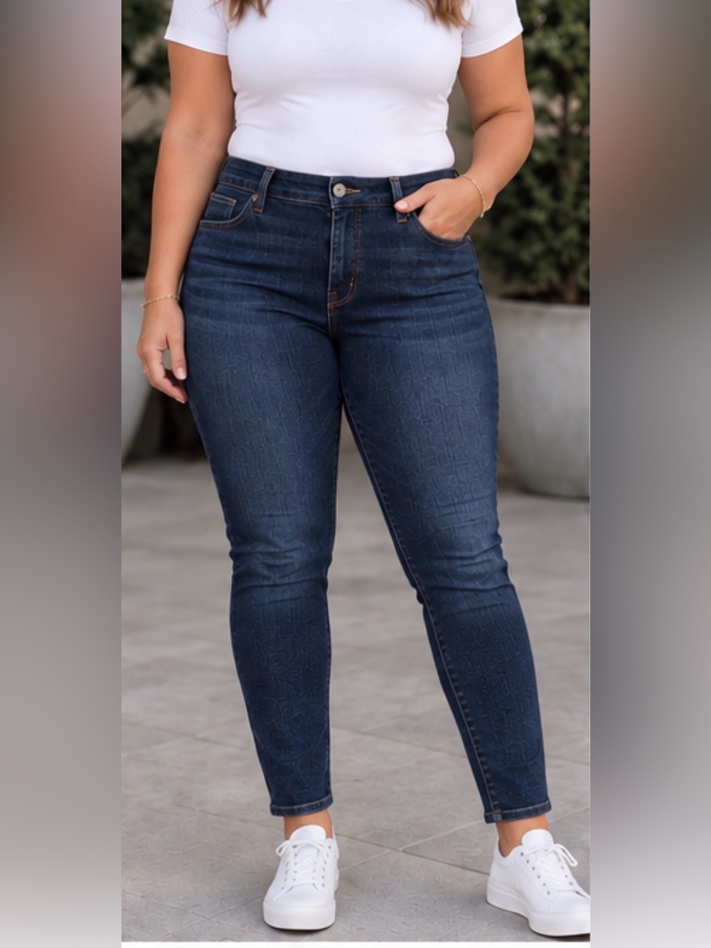 Lucky Brand Lolita Mid-Blue Skinny Jeans 14/32